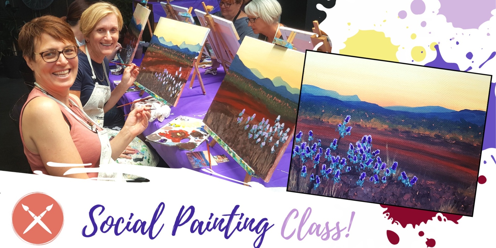 Paint & Sip Event: Pilbara Twilight 1/8/23