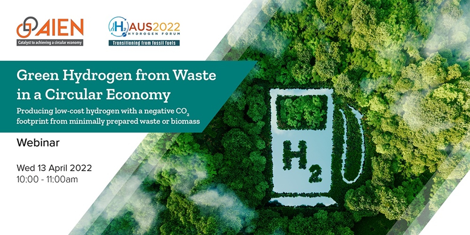 Banner image for Green Hydrogen from Waste in a Circular Economy Webinar