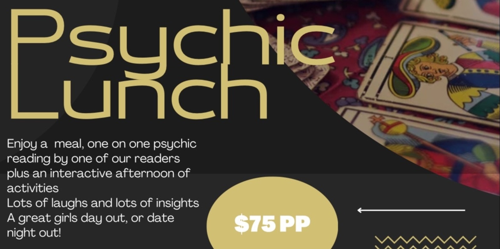 Banner image for Psychic Lunch @81 - Saturday 13th April