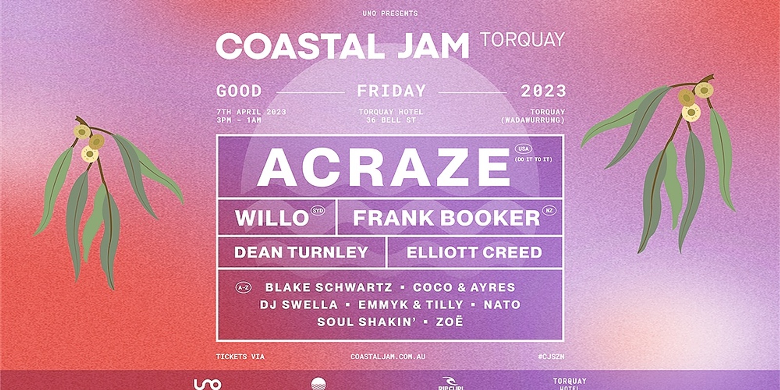 Coastal Jam 2023 — Torquay [Good Friday]