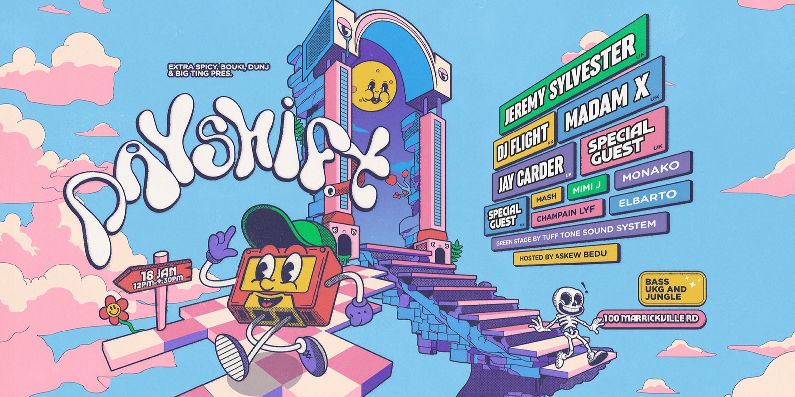 Banner image for Dayshift - Feat. Jeremy Sylvester (UK), DJ Flight (UK), Madam X (UK) + more