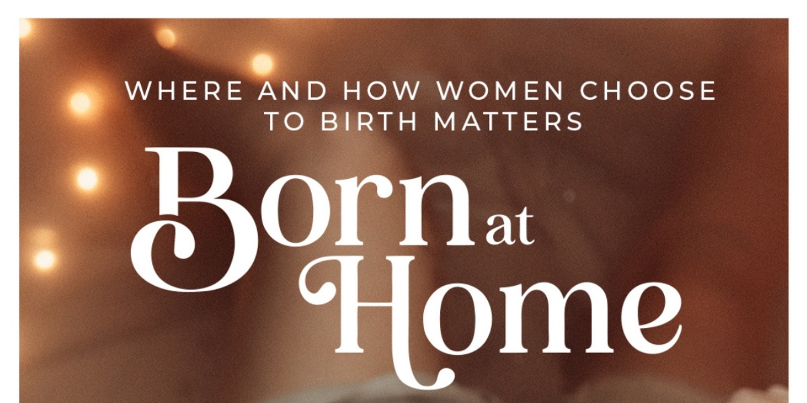 Banner image for Born at home - A documentary