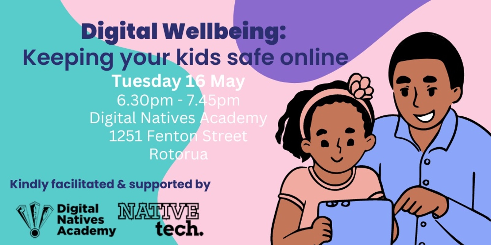 Banner image for Digital Wellbeing: Keeping your kids safe online