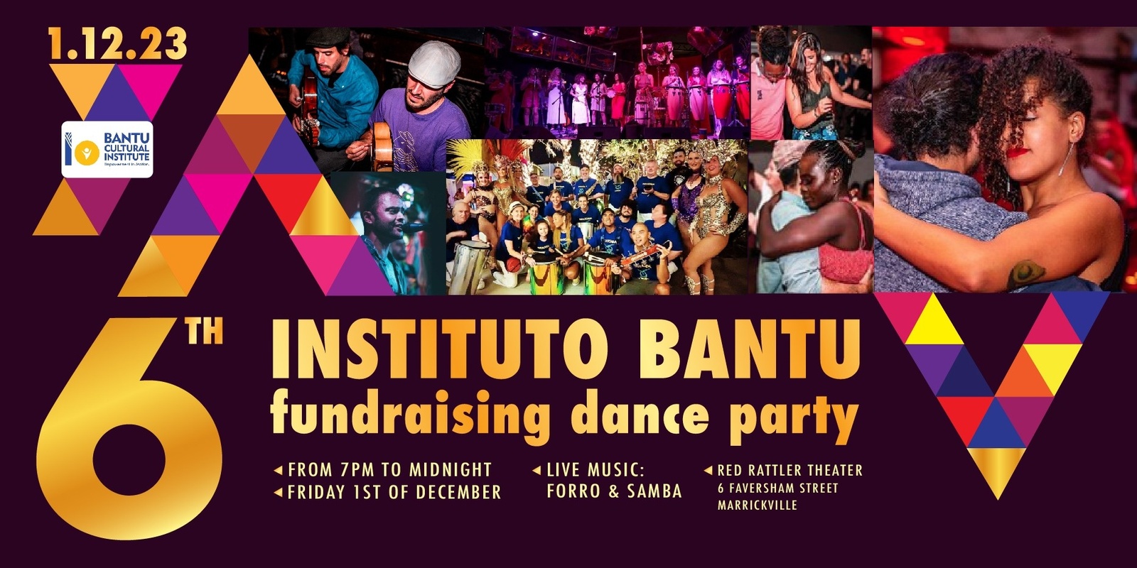 Banner image for 6th Instituto Bantu Fundraiser Party