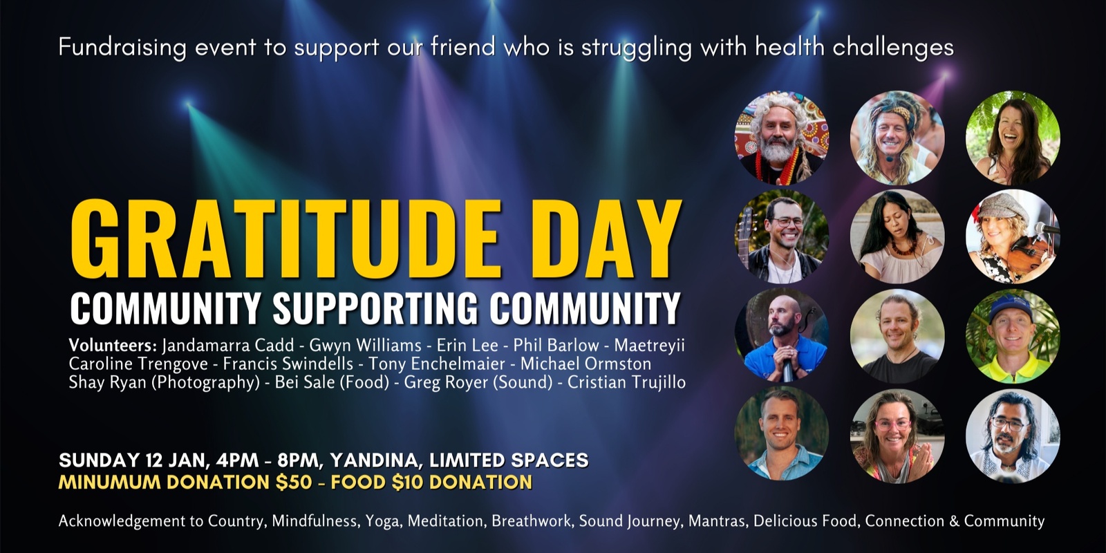 Banner image for Gratitude Day - Yoga, Breathwork, Mindfulness, Sound, Mantra & More