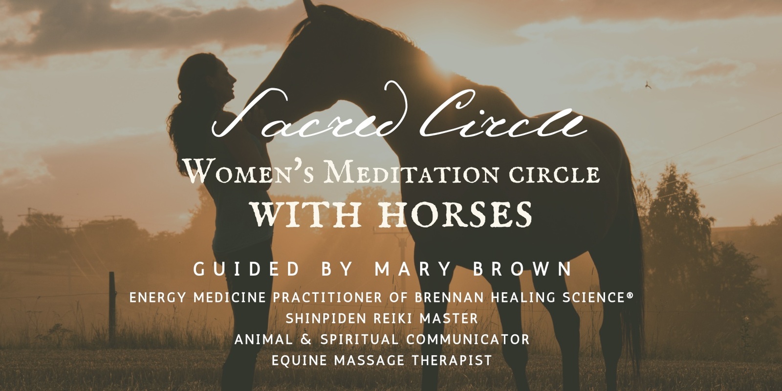 Banner image for Sacred Circle: Women’s Meditation Circle With Horses