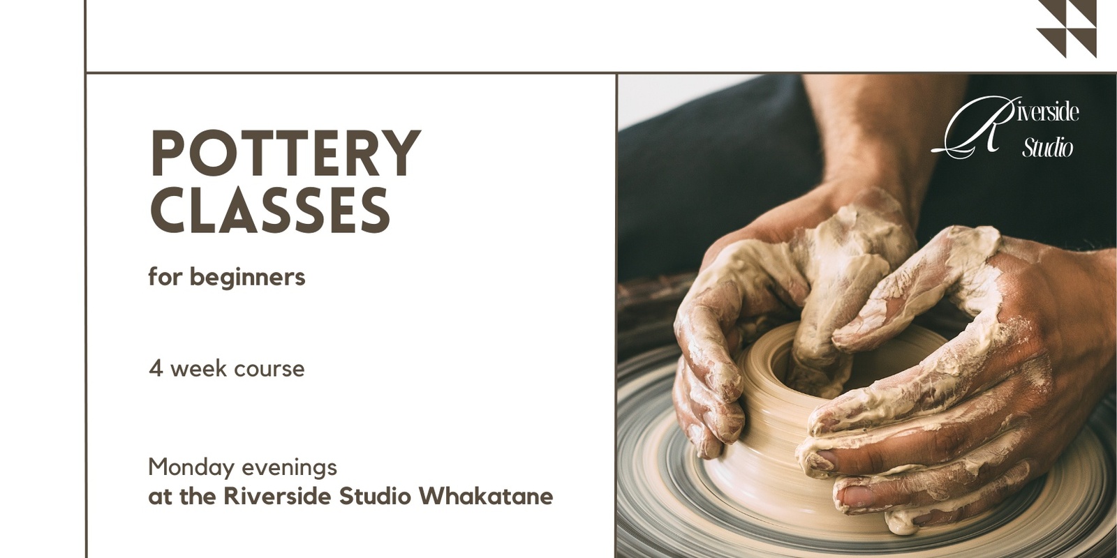 Banner image for Evening Pottery Classes - 4 weeks course