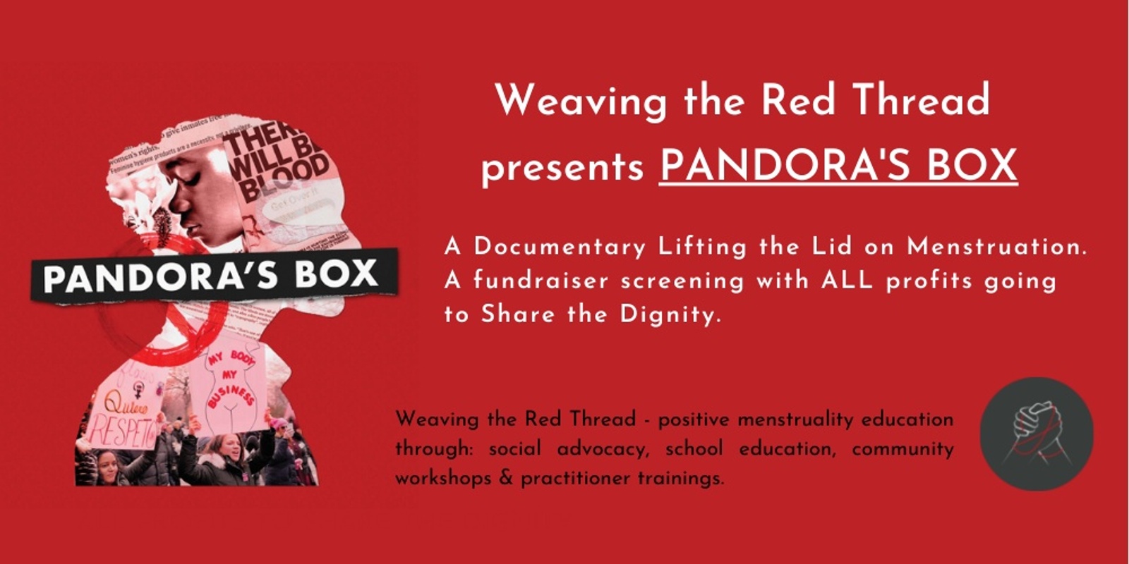 Banner image for Pandora's Box - Online Fundraiser Event SUPPORTING Australian Period Poverty