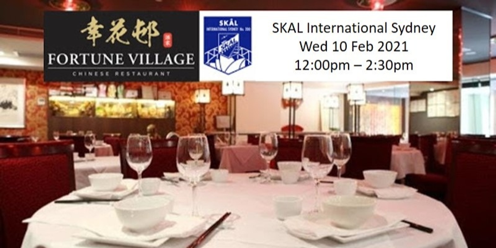 Banner image for SKAL International Sydney - February Networking Lunch