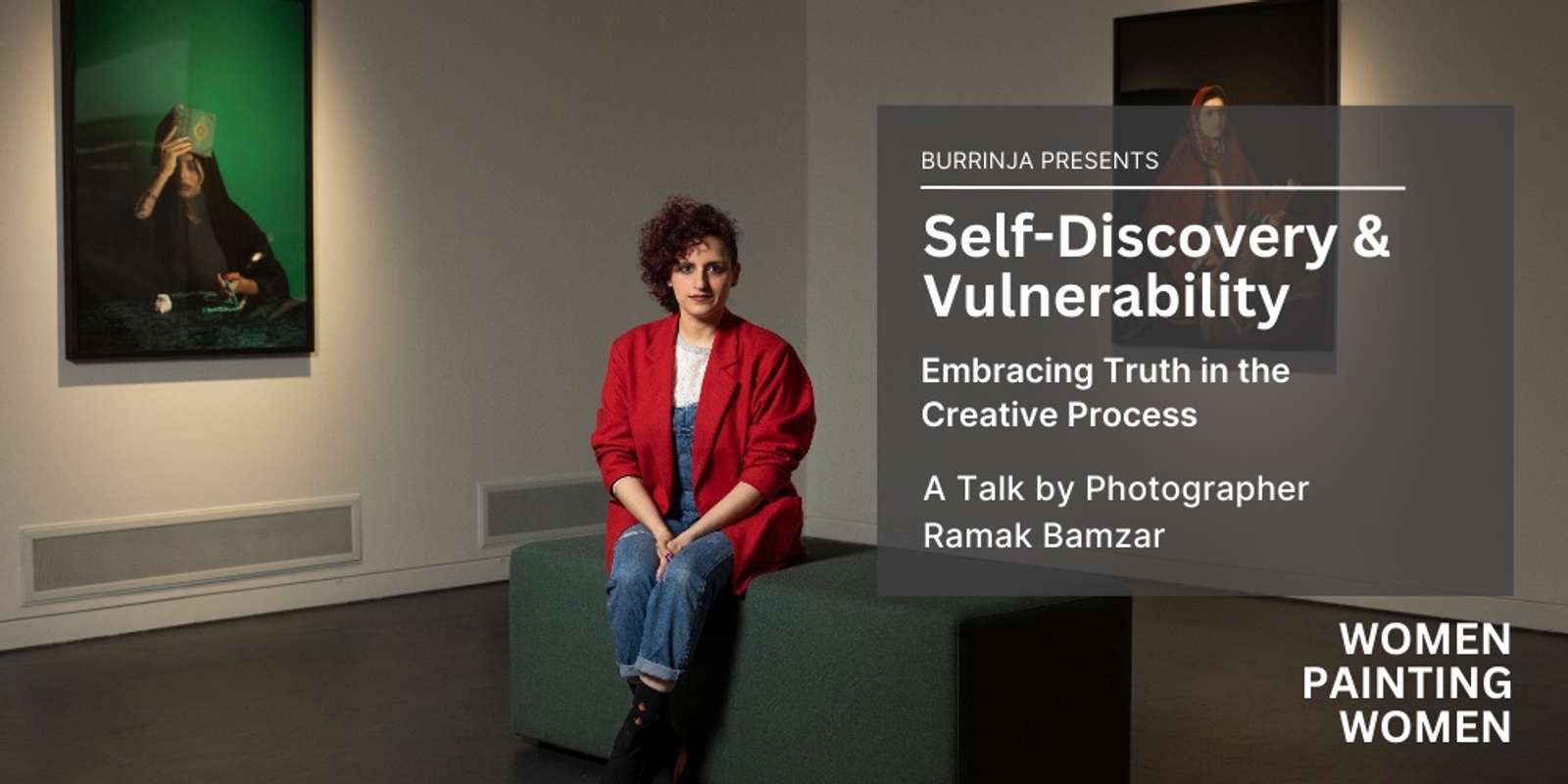 Banner image for Self-Discovery and Vulnerability - A Talk by Photographer Ramak Bamzar