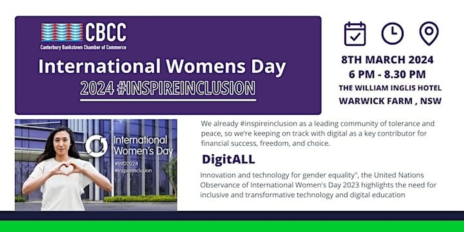 Banner image for CBCC Annual Women in Leadership 2024 | DigitALL