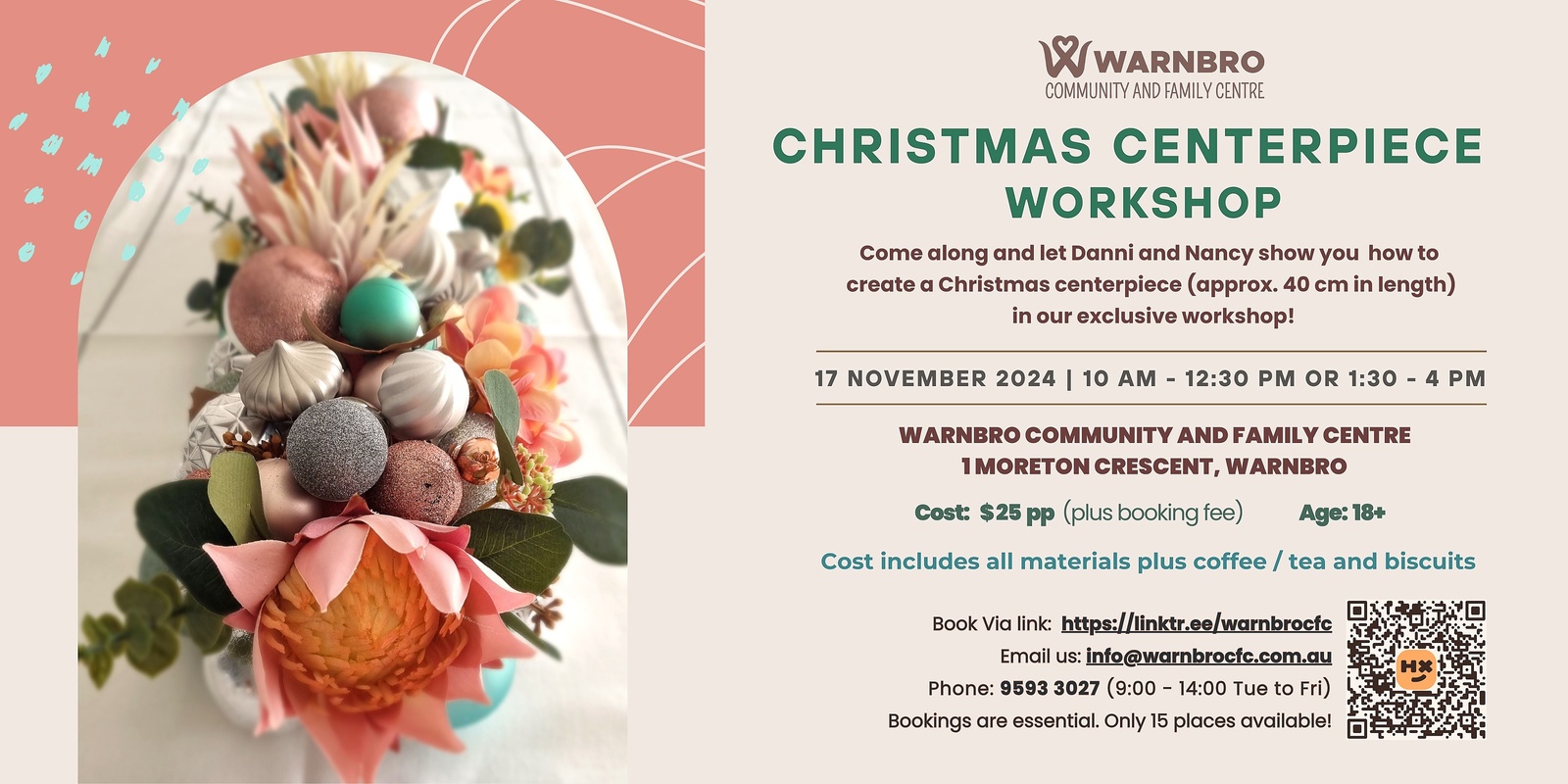 Banner image for Christmas Centerpiece Workshops