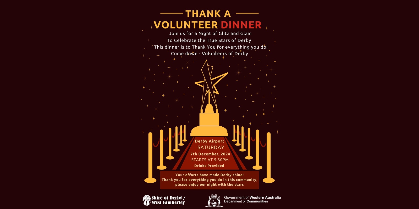 Banner image for Thank - A - Volunteer Dinner