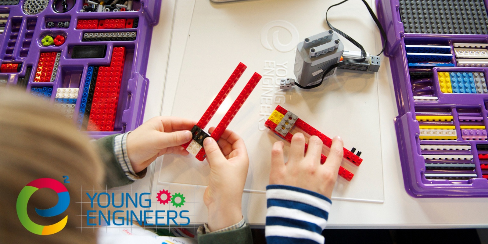 Banner image for e2 Young Engineers Robo Bricks and Bricks Challenge Kids Workshop