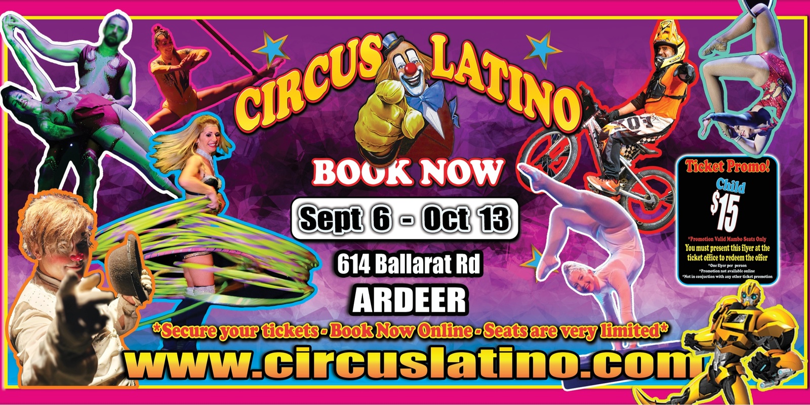 Banner image for Circus Latino in Ardeer!