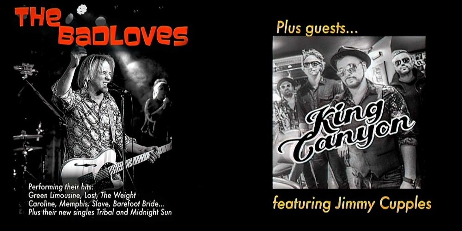 Banner image for The Badloves Live Concert at Avoca Beach Theatre with guests King Canyon