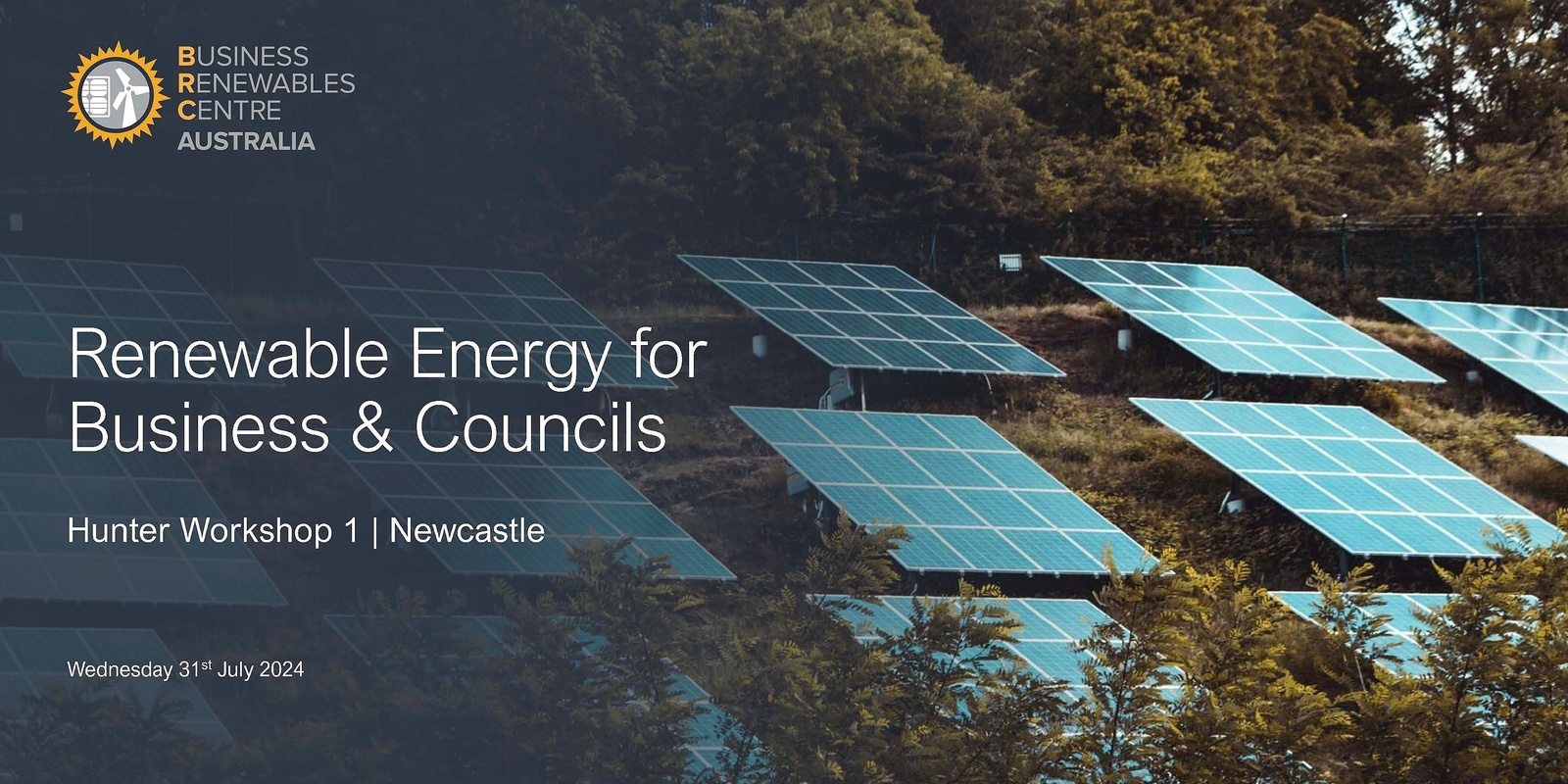 Banner image for Renewable Energy Training Workshop for Business & Councils in the Hunter - Newcastle