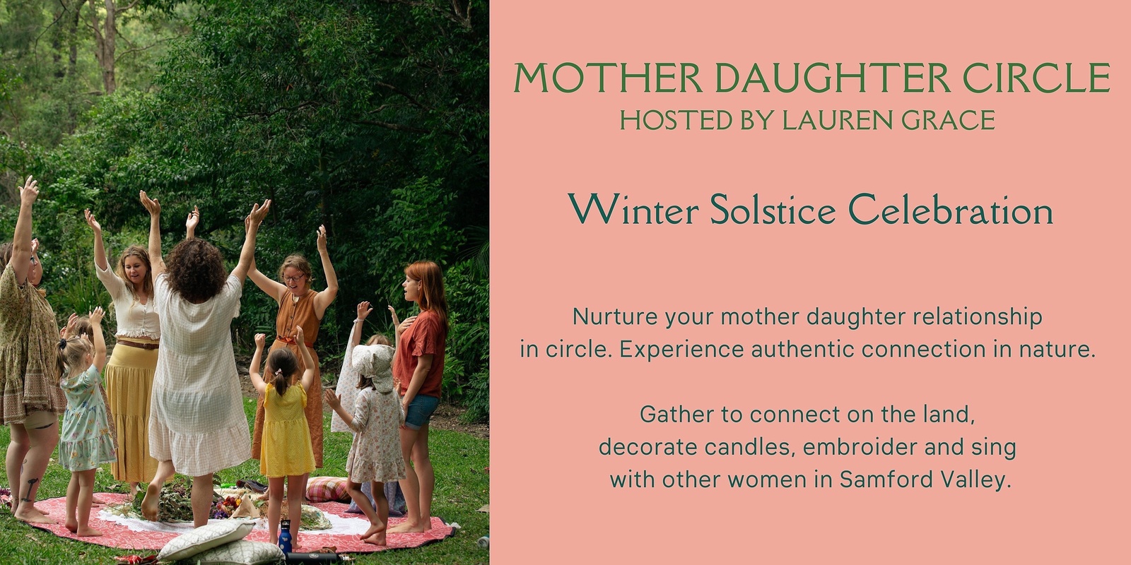 Mother Daughter Circle ~ Winter Solstice Celebration ~