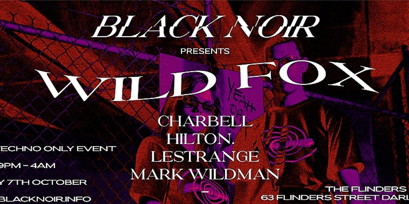 Banner image for BLACK NOIR presents WILD FOX