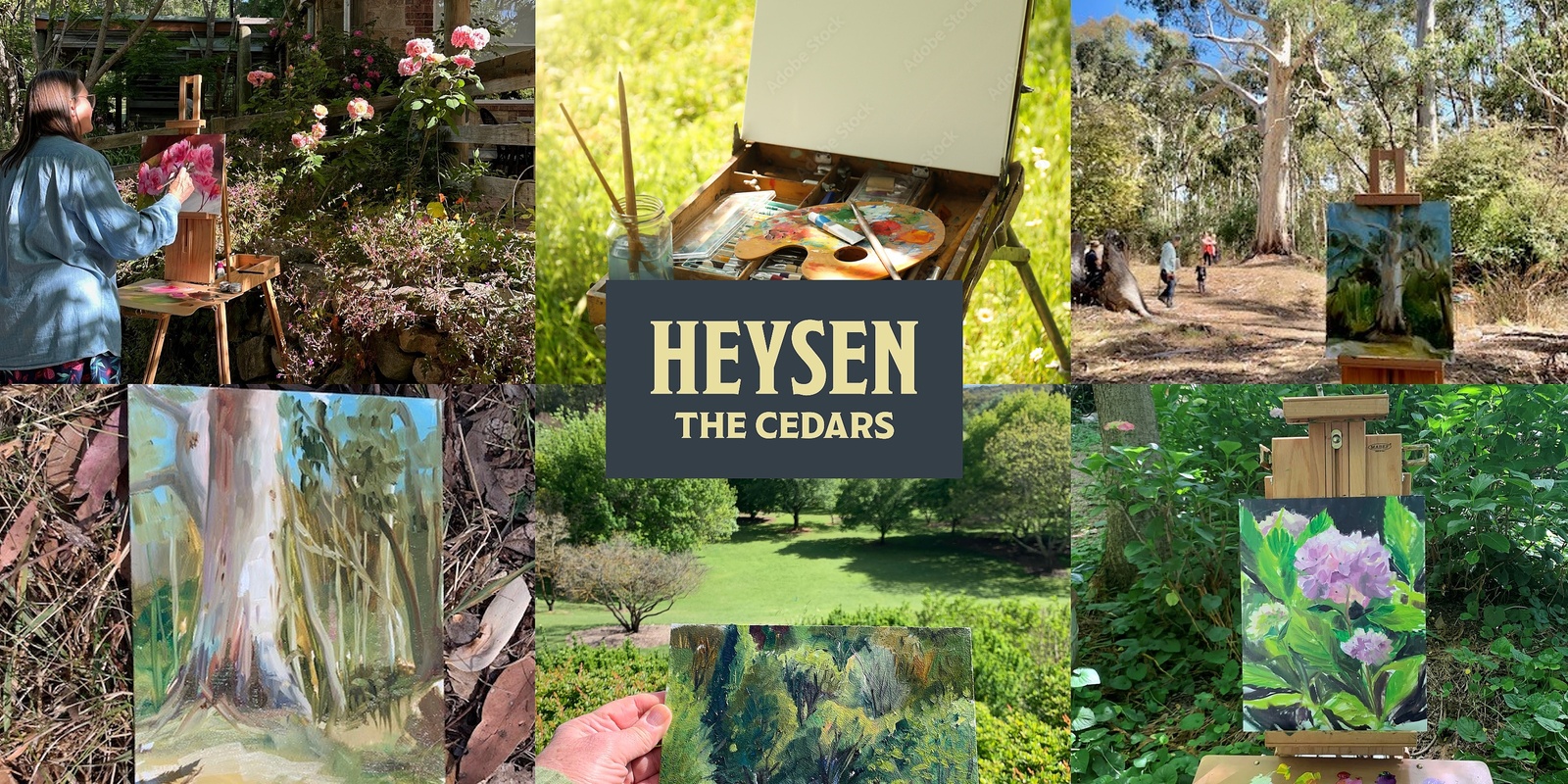 Banner image for En Plein Air painting workshops at The Cedars