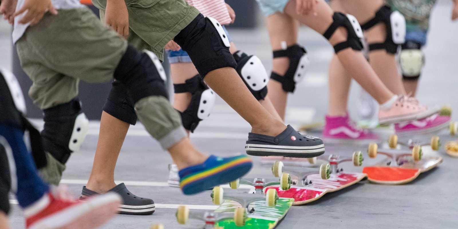 Banner image for Free Skateboard Lessons at the Making Tracks Street Party