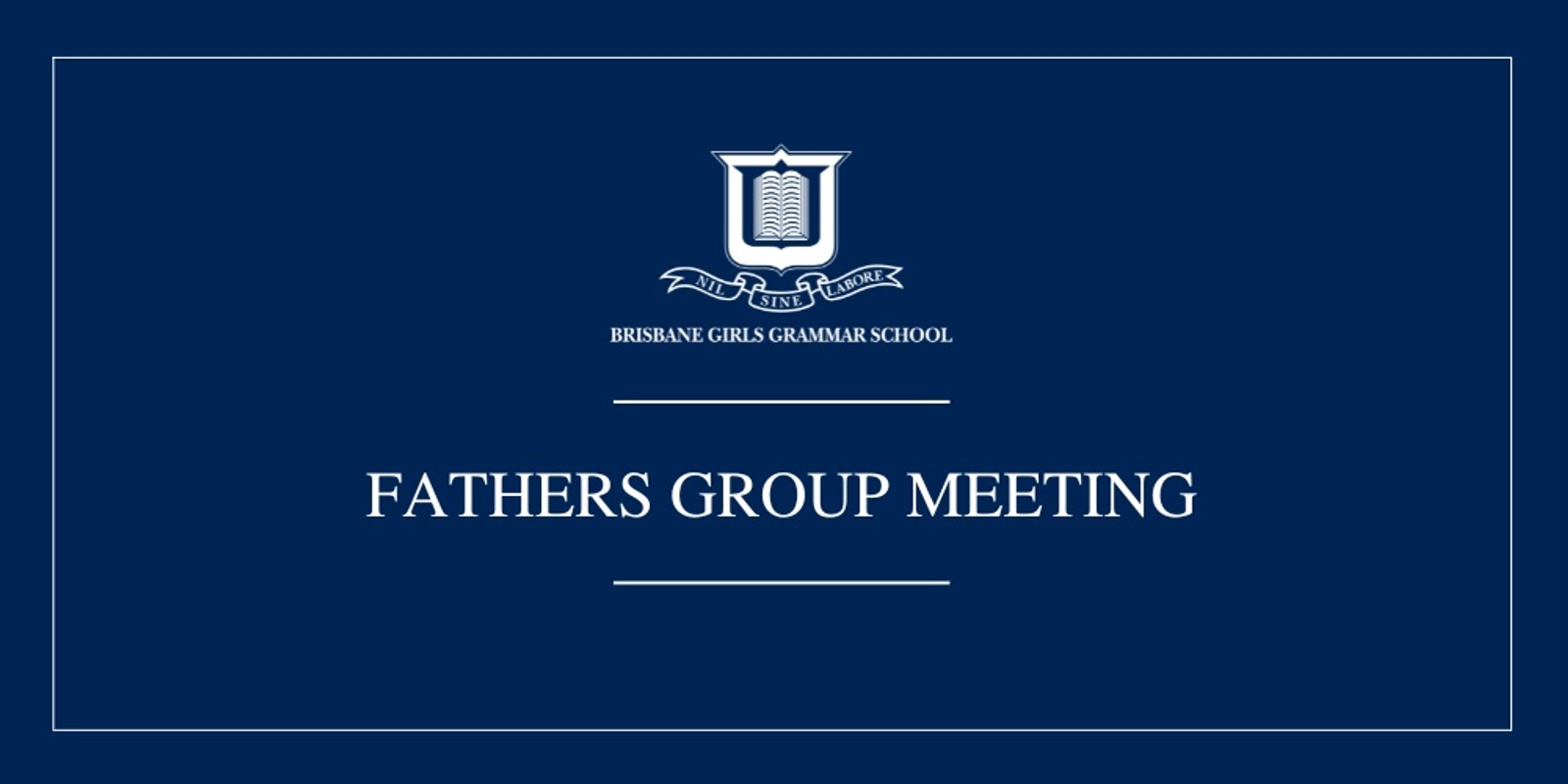 Banner image for Fathers Group AGM