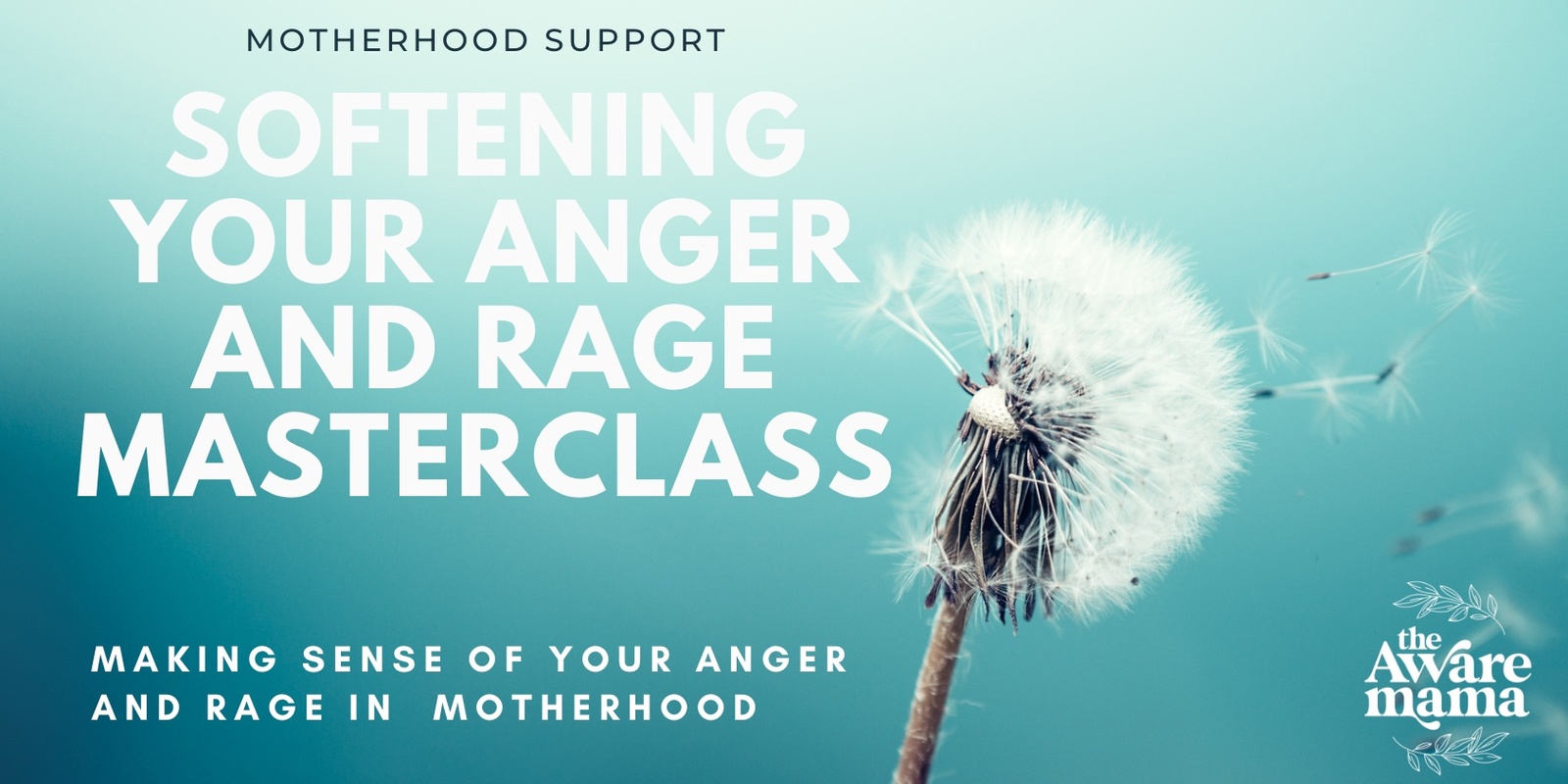 Banner image for SOFTEN YOUR ANGER -  A MASTERCLASS ON ANGER AND RAGE IN PARENTING