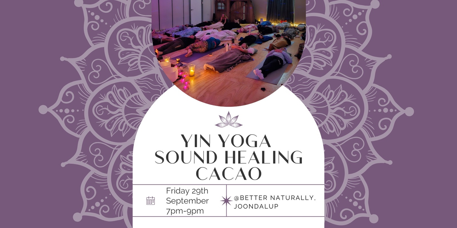 Banner image for Cacao , Yin Yoga & Sound immersion 