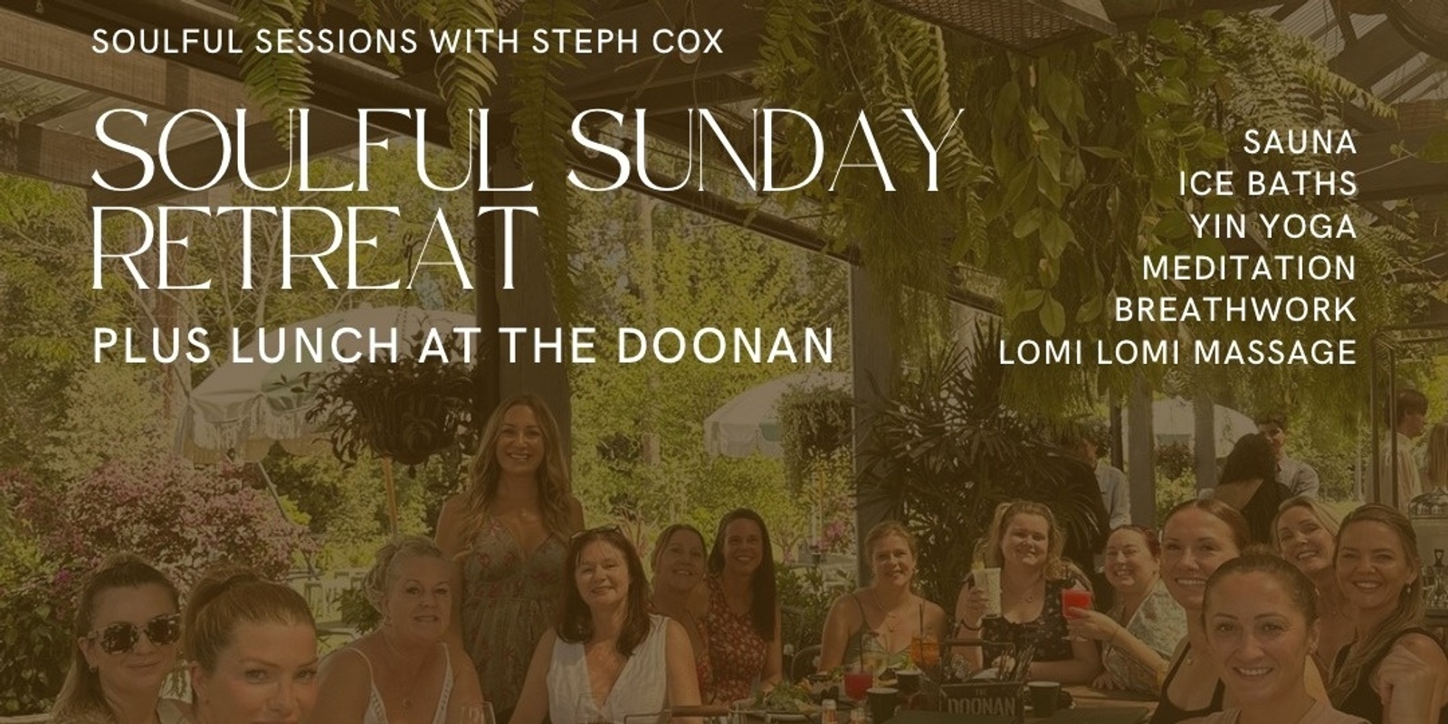 Banner image for Soulful Sunday Retreat & Ladies Lunch 