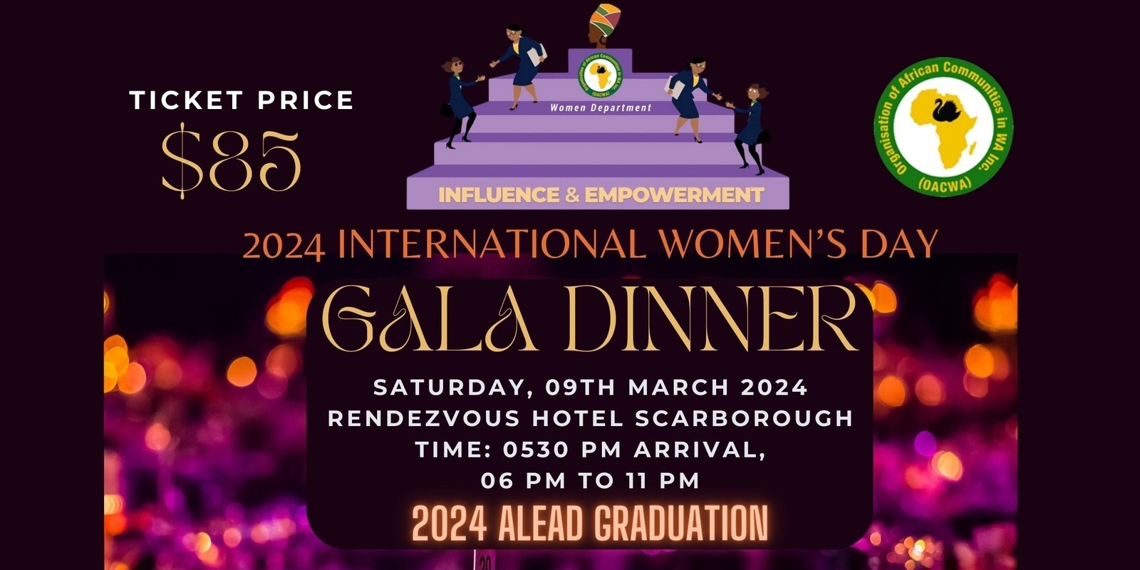 Banner image for International Women Day Gala 2024