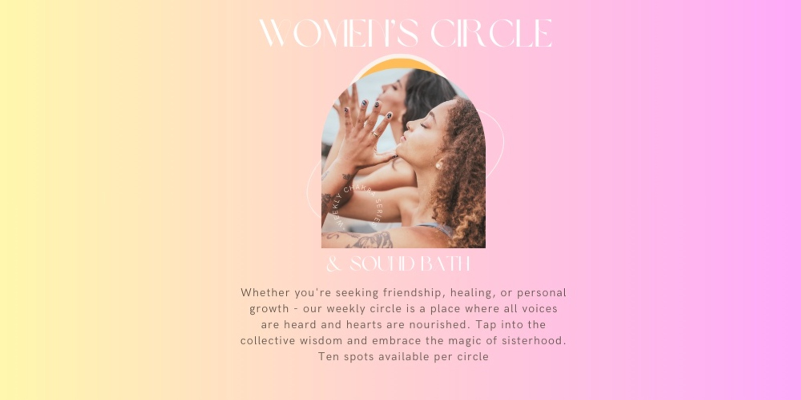 Banner image for Sun Buku Women's Circle & Sound Bath