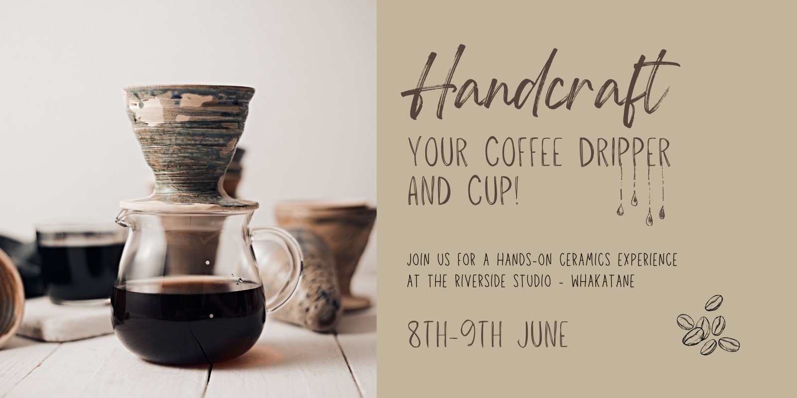 Banner image for Coffee Dripper and Cup  -  Hand building Clay Workshop