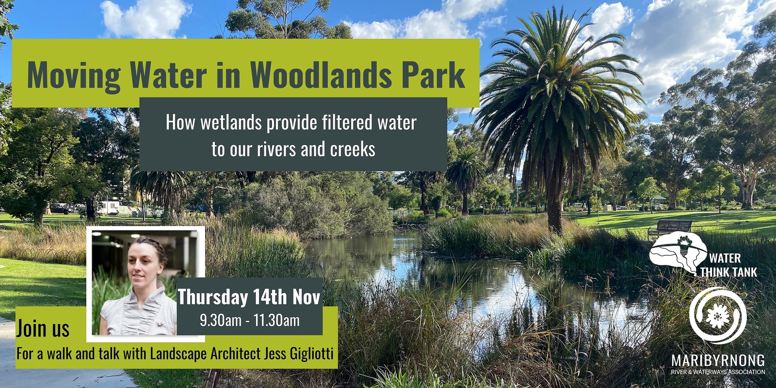 Banner image for Moving Water in Woodlands Park