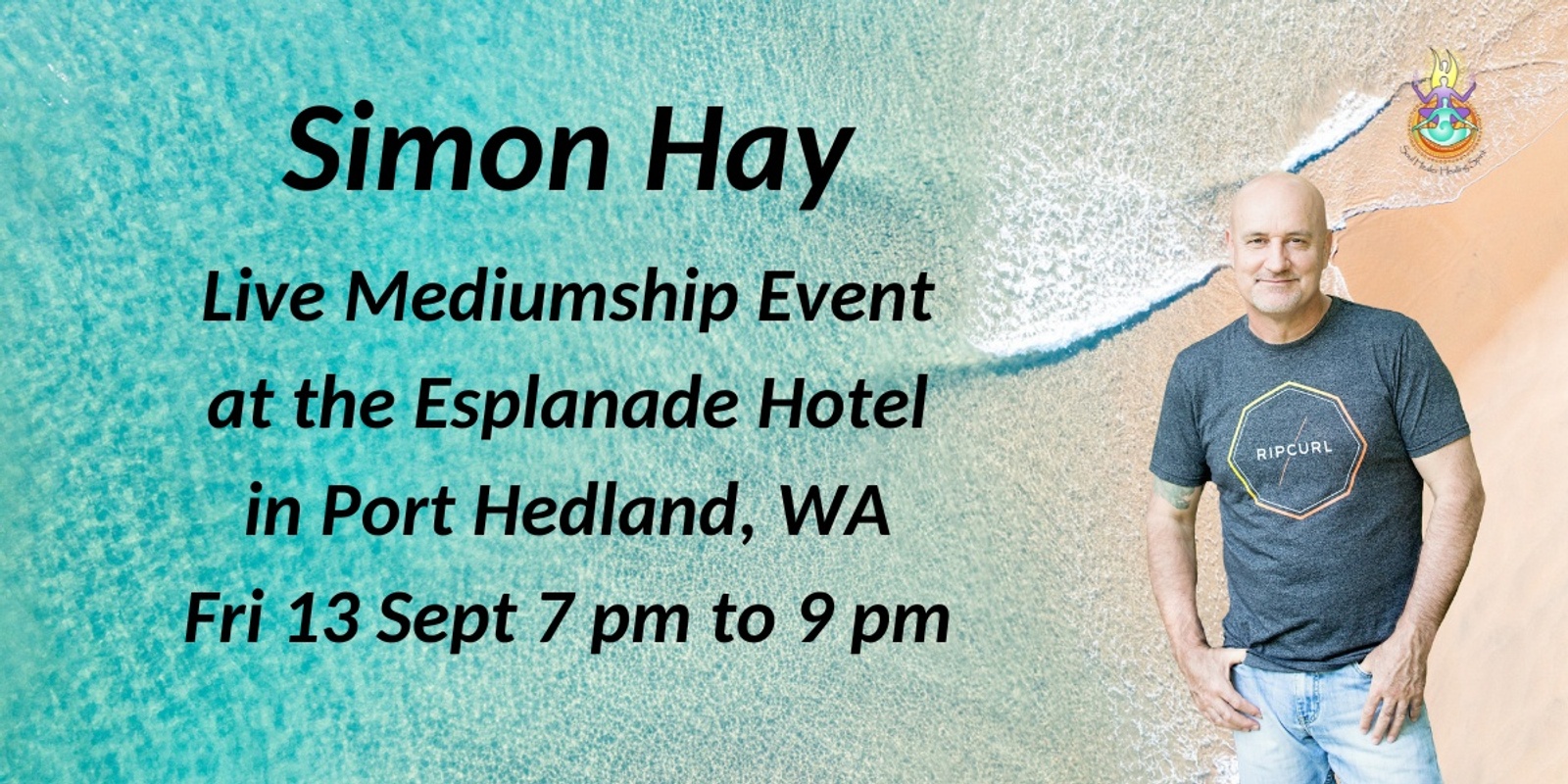 Banner image for Aussie medium, Simon Hay at The Esplanade Hotel in Port Hedland