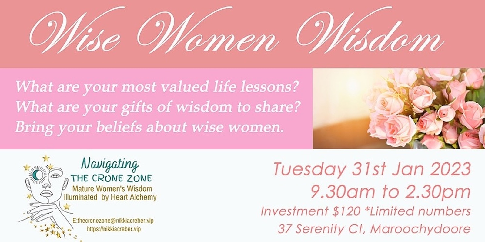 Banner image for Wise Women Wisdom Event