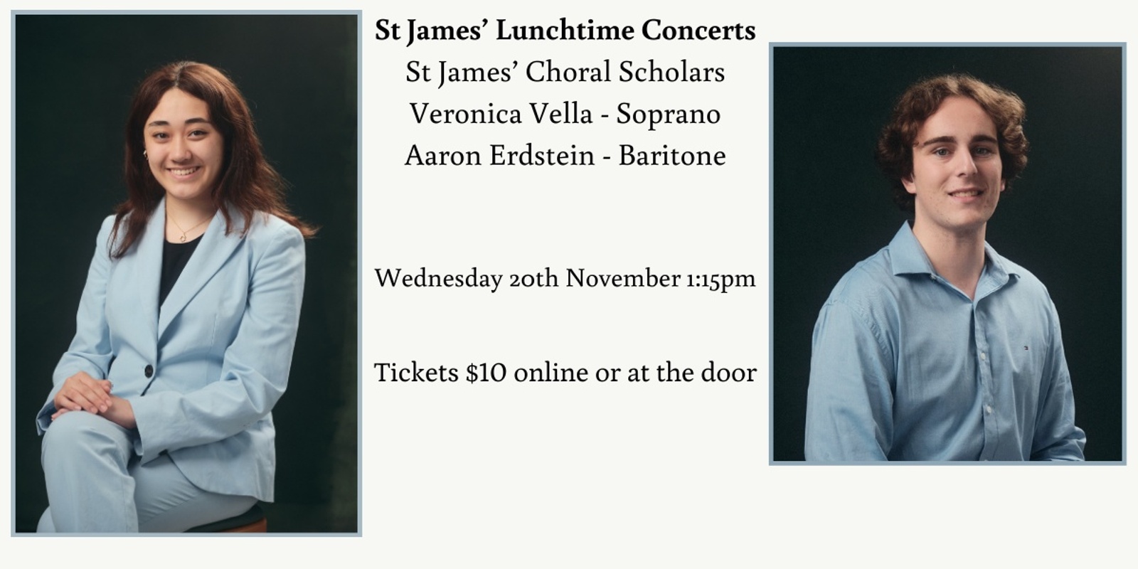 Banner image for Lunchtime Concert - Veronica Vella and Aaron Erdstein