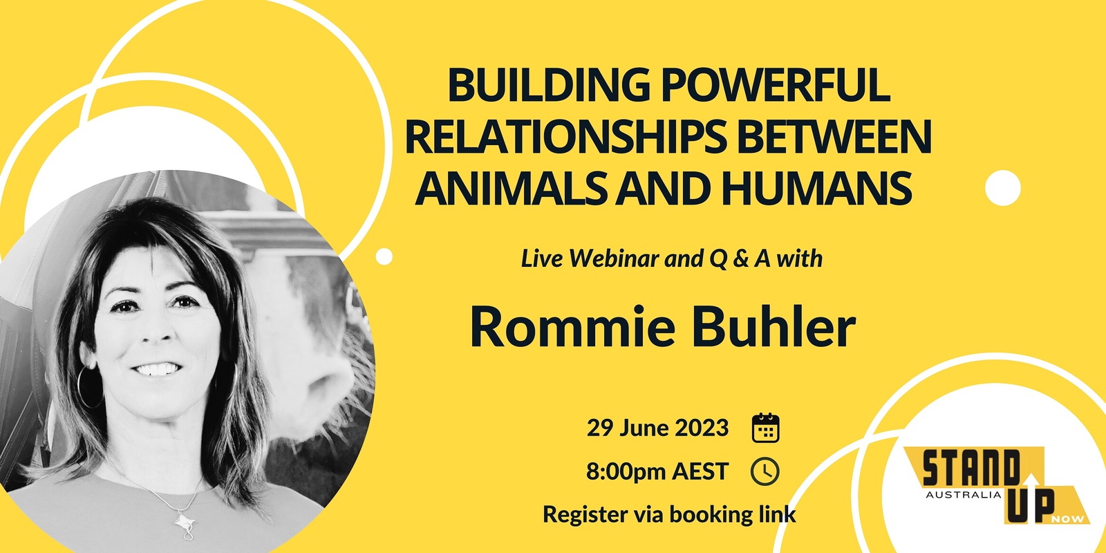 Banner image for Building Powerful Relationships Between Animals and Humans