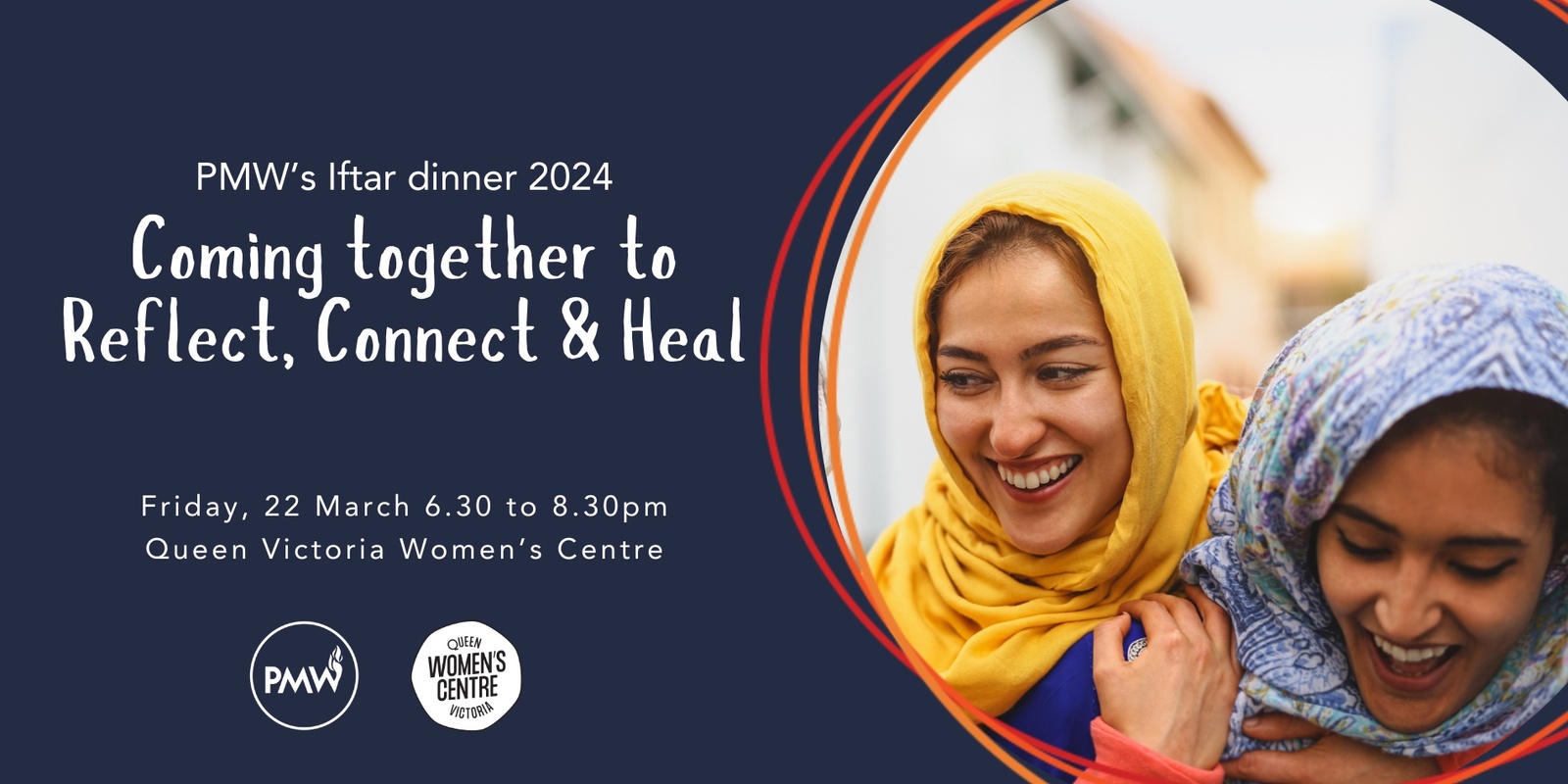 Banner image for PMW Women's Iftar Dinner: Coming together to Reflect, Connect and Heal