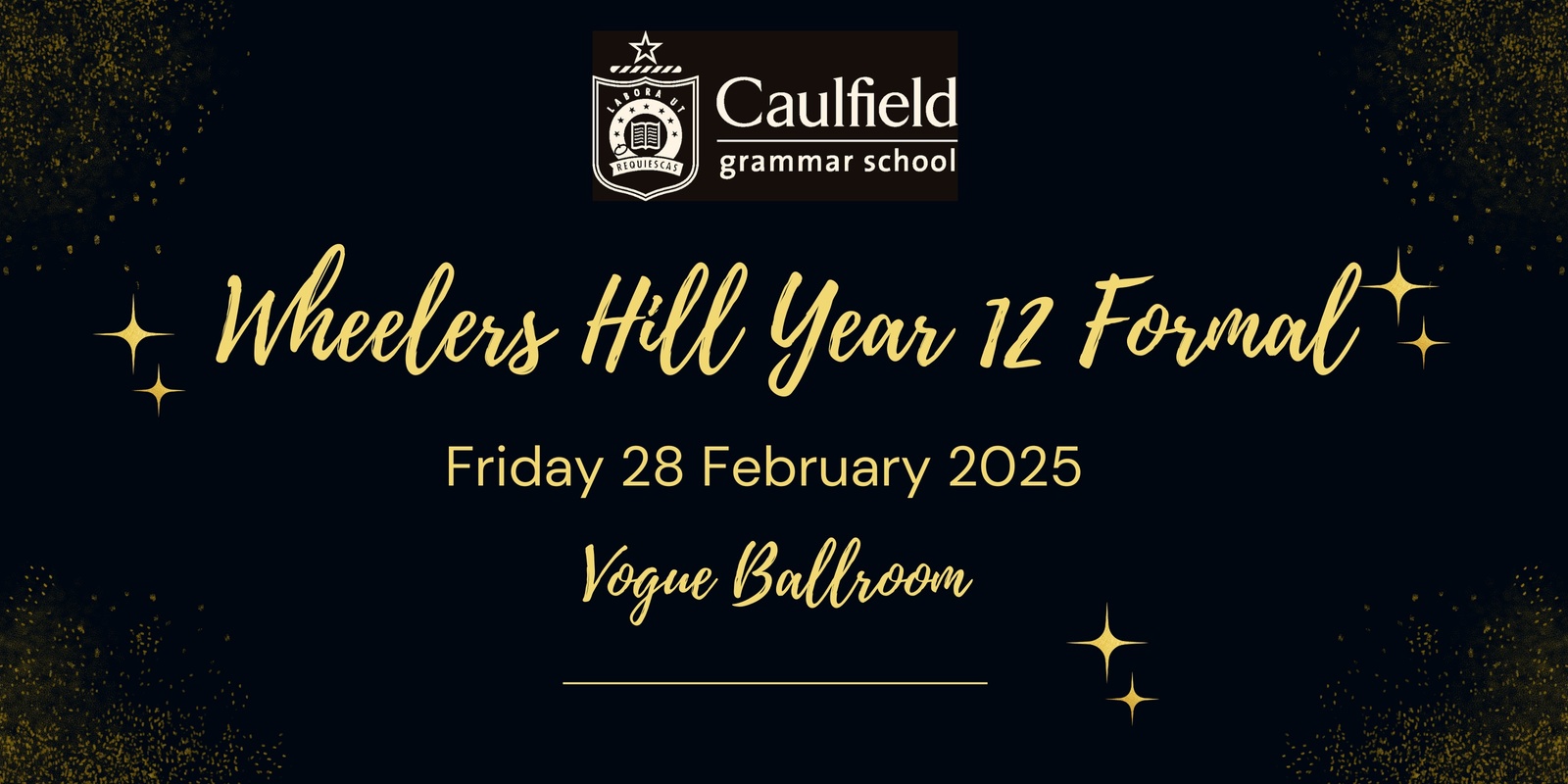 Banner image for 2025 Wheelers Hill Year 12 Formal