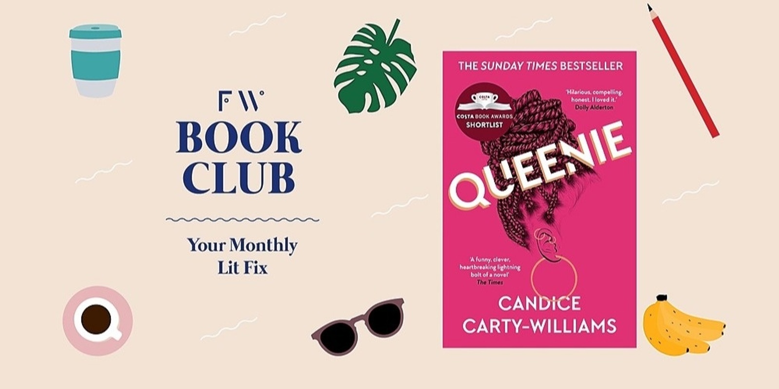 Banner image for Virtual Book Club: Queenie by Candice Carty-Williams