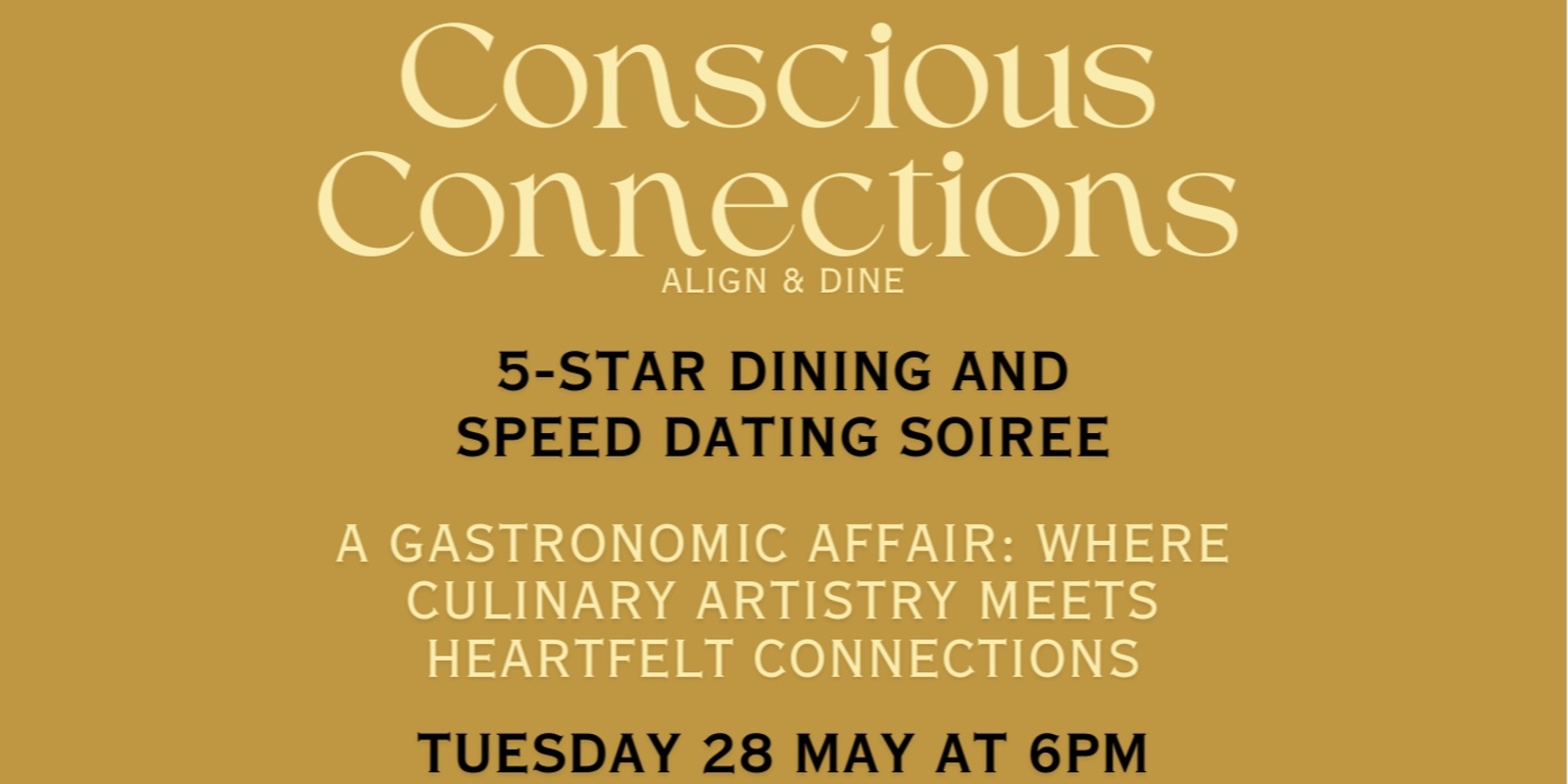 Banner image for 5-Star Dining & Speed Dating Soiree.