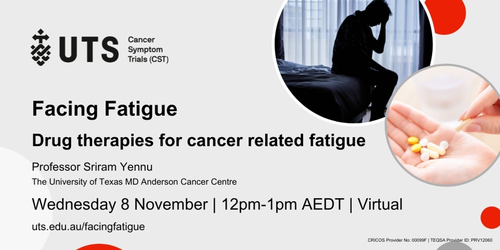 Banner image for Facing Fatigue | Drug therapies for treating cancer fatigue