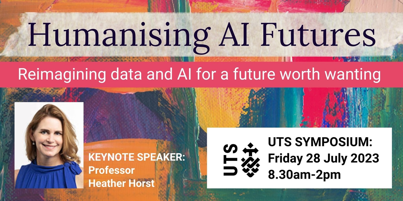 Banner image for Humanising AI Futures: Reimagining data and AI for a future worth wanting