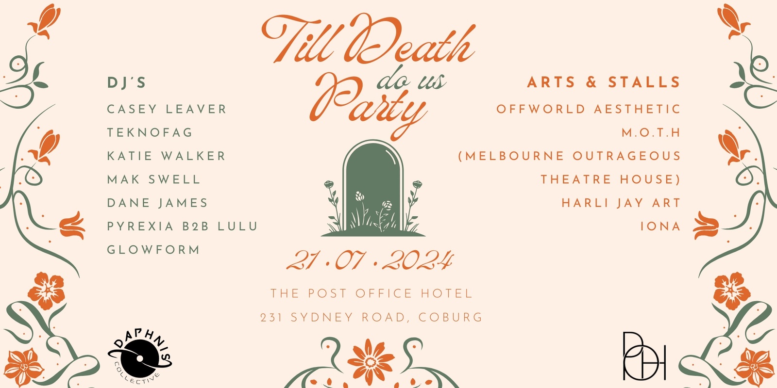 Banner image for Daphnis Collective Presents: TILL DEATH DO US PARTY