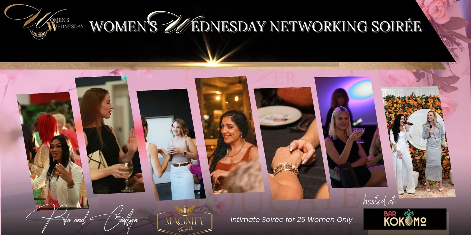 Banner image for Women's Wednesday Networking Soirée: Connect, Celebrate, Elevate!