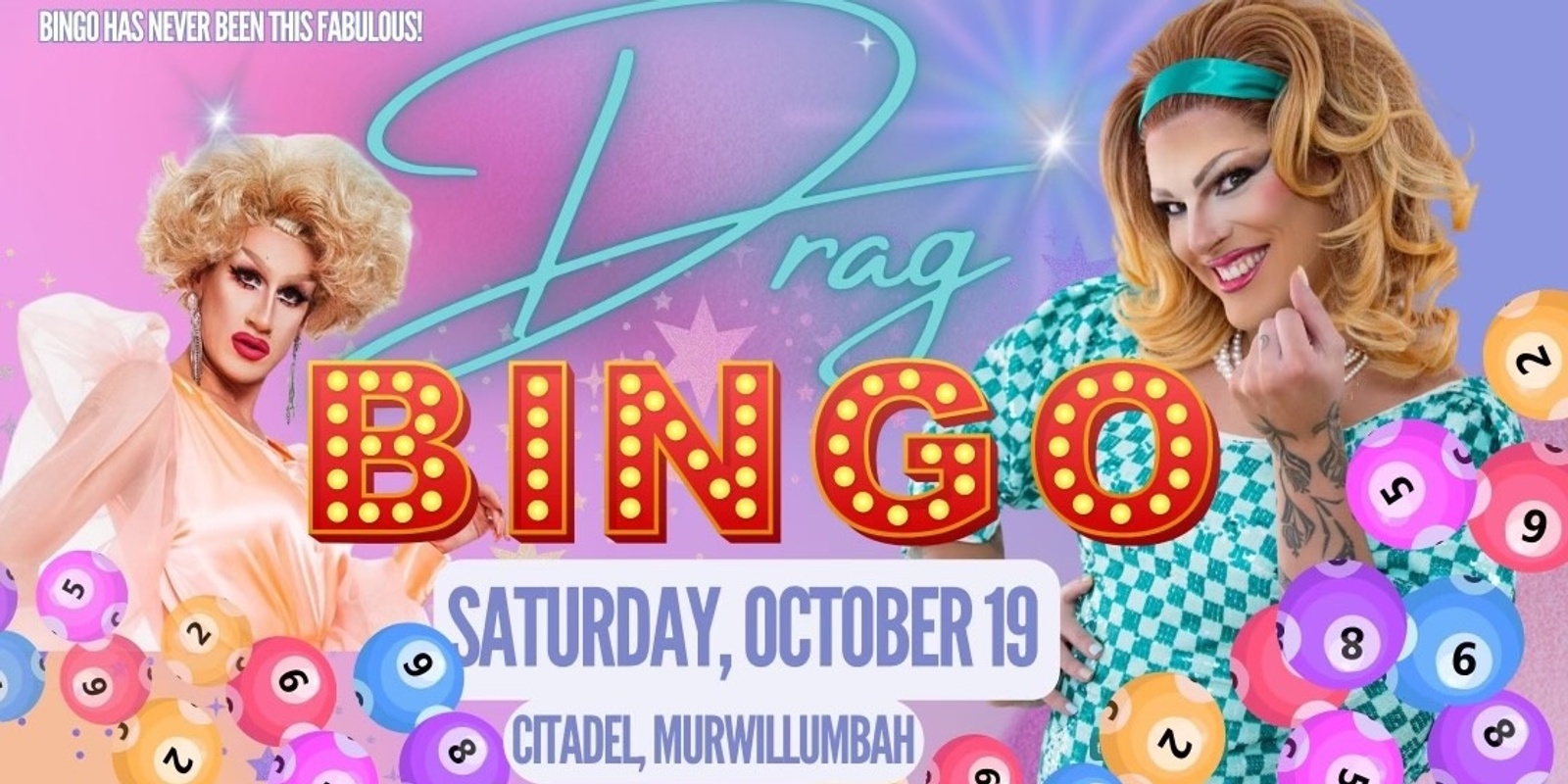 Banner image for DRAG BINGO with Buttery Chard