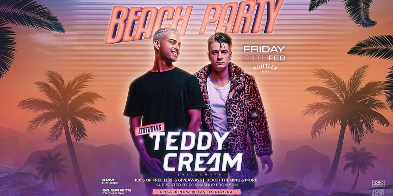 Banner image for Beach Party Feat Teddy Cream
