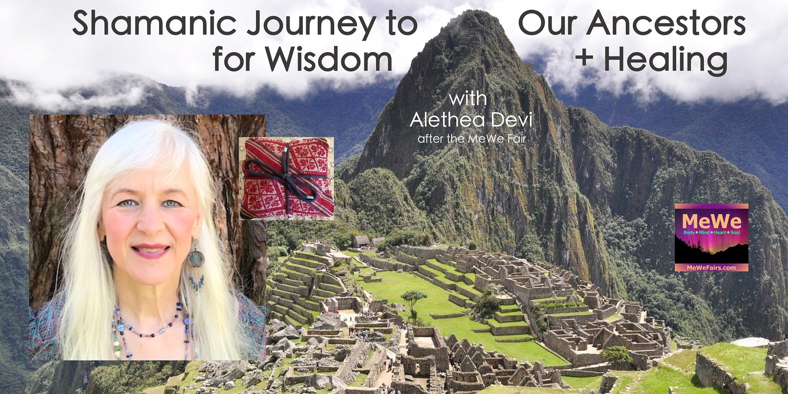 Banner image for Shamanic Journey to Our Ancestors for Wisdom + Healing with Alethea Devi after the MeWe Fair in Portland 12-13-24