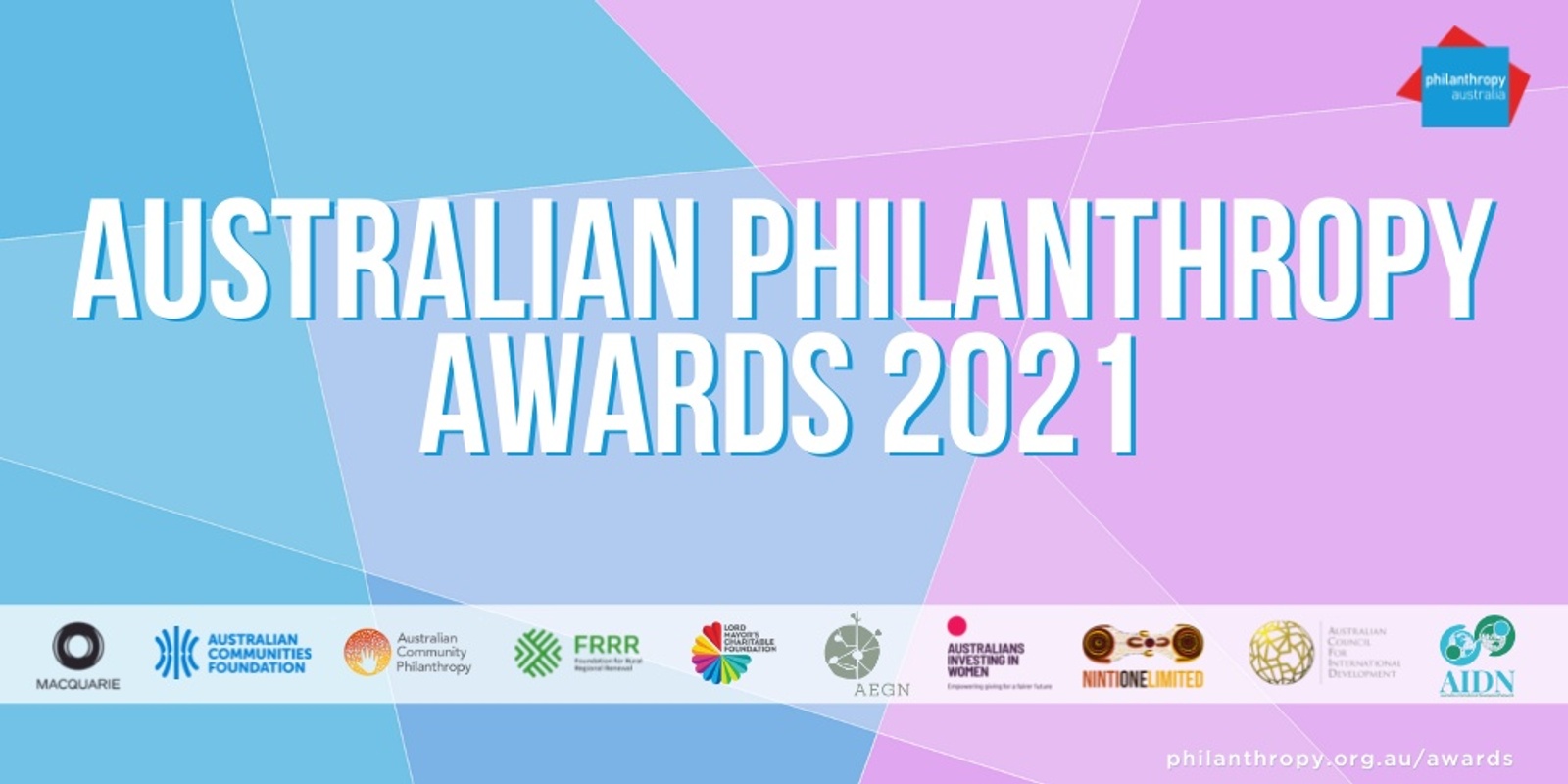 Banner image for Australian Philanthropy Awards 2021