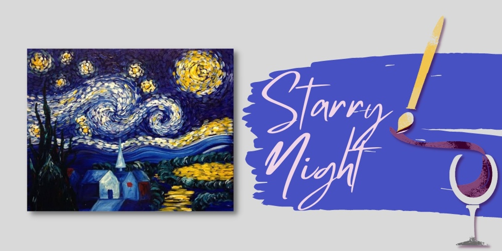 Banner image for Starry Night ~ Paint & Sip | Outpour Studio, Berwick